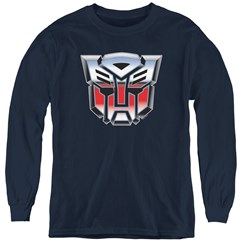 Transformers - Youth Autobot Airbrush Logo Long Sleeve T-Shirt