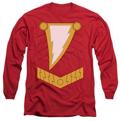 Justice League - Mens Shazam Long Sleeve T-Shirt