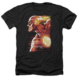 Justice League - Mens Speed Head Heather T-Shirt