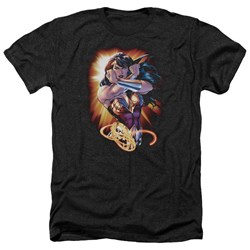 Justice League - Mens Wonder Rays Heather T-Shirt