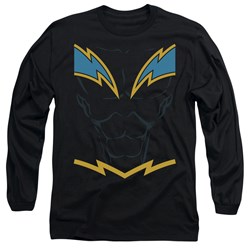 Justice League, The - Mens Black Lightning Longsleeve T-Shirt