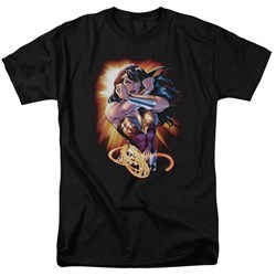 Justice League, The - Mens Wonder Rays T-Shirt
