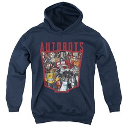 Transformers - Youth Autobot Collage Pullover Hoodie