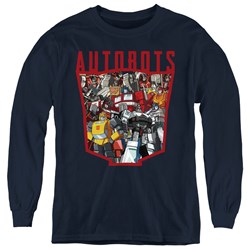 Transformers - Youth Autobot Collage Long Sleeve T-Shirt