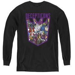 Transformers - Youth Decepticon Collage Long Sleeve T-Shirt