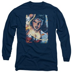 Justice League, The - Mens Scowl Longsleeve T-Shirt