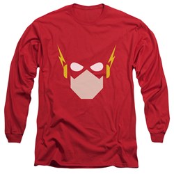 Justice League, The - Mens Flash Head Longsleeve T-Shirt