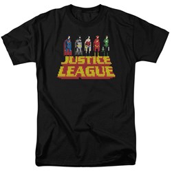 Justice League, The - Mens Standing Above T-Shirt