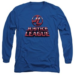 Justice League, The - Mens 8 Bit Jla Longsleeve T-Shirt