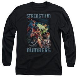 Justice League - Mens Strength In Number Long Sleeve T-Shirt