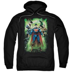 Justice League - Mens Power Burst Pullover Hoodie