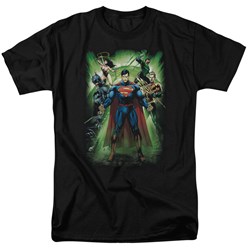 Justice League - Mens Power Burst T-Shirt