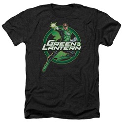 Justice League - Mens Lantern Glow Heather T-Shirt