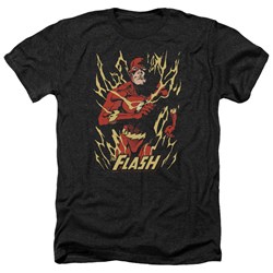 Justice League - Mens Flash Flare Heather T-Shirt