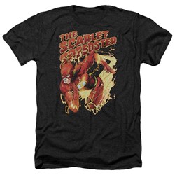 Justice League - Mens Scarlet Speedster Heather T-Shirt