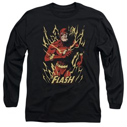 Justice League - Mens Flash Flare Long Sleeve T-Shirt