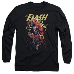 Justice League - Mens Ripping Apart Long Sleeve T-Shirt