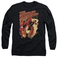 Justice League - Mens Scarlet Speedster Long Sleeve T-Shirt