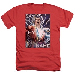 Justice League - Mens Say My Name Heather T-Shirt