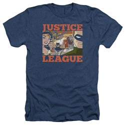 Justice League - Mens New Dawn Group Heather T-Shirt