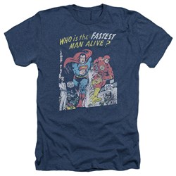 Jla - Mens Fastest Man Heather T-Shirt
