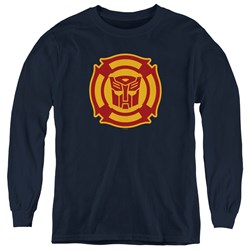 Transformers - Youth Rescue Bots Logo Long Sleeve T-Shirt