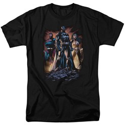 Justice League - Mens Take A Stand T-Shirt