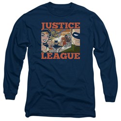 Justice League - Mens New Dawn Group Long Sleeve T-Shirt
