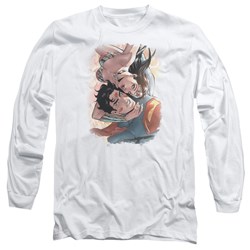Justice League - Mens Love Birds Long Sleeve T-Shirt