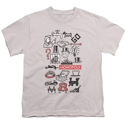 Monopoly - Youth Monopoly Icons T-Shirt