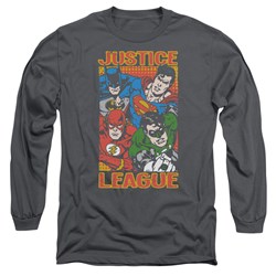 Justice League - Mens Hero Mashup Long Sleeve T-Shirt