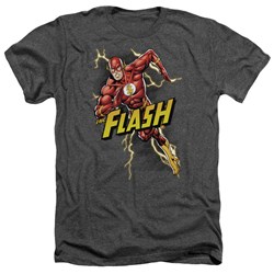 Justice League - Mens Bolt Run Heather T-Shirt