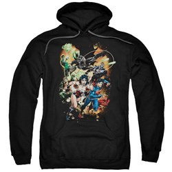 Justice League - Mens Battle Ready Pullover Hoodie