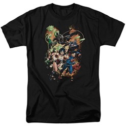 Justice League - Mens Battle Ready T-Shirt
