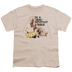 Mirrormask - Important Man Big Boys T-Shirt In Cream