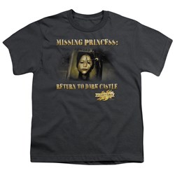 Mirrormask - Missing Princess Big Boys T-Shirt In Charcoal