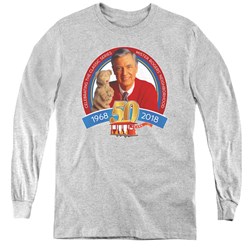 Mister Rogers - Youth 50Th Anniversary Design Long Sleeve T-Shirt