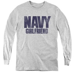 Navy - Youth Girlfriend Long Sleeve T-Shirt
