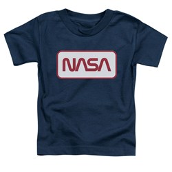 Nasa - Toddlers Rectangular Logo T-Shirt