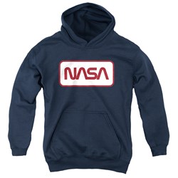 Nasa - Youth Rectangular Logo Pullover Hoodie