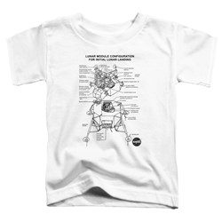 Nasa - Toddlers Lunar Module Diagram T-Shirt