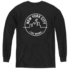 New York City - Youth See Nyc Bronx Long Sleeve T-Shirt