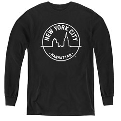 New York City - Youth See Nyc Manhattan Long Sleeve T-Shirt