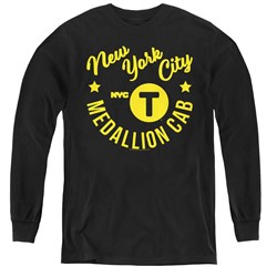 New York City - Youth Nyc Hipster Taxi Tee Long Sleeve T-Shirt