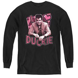 Pretty In Pink - Youth I Heart Duckie Long Sleeve T-Shirt