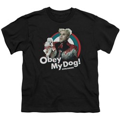 Zoolander - Big Boys Obey My Dog T-Shirt In Black