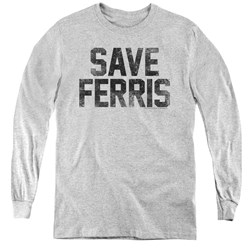 Ferris Bueller - Youth Save Ferris Long Sleeve T-Shirt