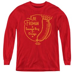 Ferris Bueller - Youth Abe Froman Long Sleeve T-Shirt