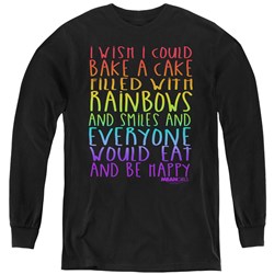 Mean Girls - Youth Rainbows And Cake Long Sleeve T-Shirt