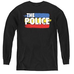 The Police - Youth Three Stripes Logo Long Sleeve T-Shirt